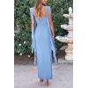 imagePRETTYGARDEN Womens 2025 Summer Wedding Guest Dress Sleeveless Ruffle Formal Cocktail Party Maxi Bodycon DressesLight Blue