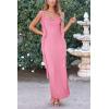imagePRETTYGARDEN Womens 2025 Summer Wedding Guest Dress Sleeveless Ruffle Formal Cocktail Party Maxi Bodycon DressesPink