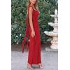 imagePRETTYGARDEN Womens 2025 Summer Wedding Guest Dress Sleeveless Ruffle Formal Cocktail Party Maxi Bodycon DressesRed