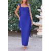 imagePRETTYGARDEN Womens 2025 Summer Wedding Guest Dress Sleeveless Ruffle Formal Cocktail Party Maxi Bodycon DressesRoyal Blue