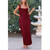imagePRETTYGARDEN Womens 2025 Summer Wedding Guest Dress Sleeveless Ruffle Formal Cocktail Party Maxi Bodycon DressesWine Red