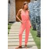 imagePRETTYGARDEN Womens Summer Casual One Piece Jumpsuits Spaghetti Strap Pants Romper 2025 Spring Vacation Resort OutfitsLight Pink