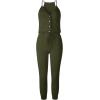imagePRETTYGARDEN Womens Summer Casual One Piece Jumpsuits Spaghetti Strap Pants Romper 2025 Spring Vacation Resort OutfitsZarmy Green