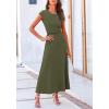 imagePRETTYGARDEN Two Piece Skirt Set for Women 2025 Summer Spring Dressy Casual Knit Travel Vacation Matching Lounge OutfitsArmy Green
