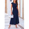 imagePRETTYGARDEN Two Piece Skirt Set for Women 2025 Summer Spring Dressy Casual Knit Travel Vacation Matching Lounge OutfitsDark Blue
