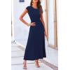 imagePRETTYGARDEN Two Piece Skirt Set for Women 2025 Summer Spring Dressy Casual Knit Travel Vacation Matching Lounge OutfitsDark Blue