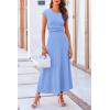 imagePRETTYGARDEN Two Piece Skirt Set for Women 2025 Summer Spring Dressy Casual Knit Travel Vacation Matching Lounge OutfitsLight Blue
