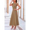 imagePRETTYGARDEN Two Piece Skirt Set for Women 2025 Summer Spring Dressy Casual Knit Travel Vacation Matching Lounge OutfitsLight Brown