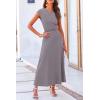 imagePRETTYGARDEN Two Piece Skirt Set for Women 2025 Summer Spring Dressy Casual Knit Travel Vacation Matching Lounge OutfitsLight Grey