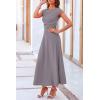 imagePRETTYGARDEN Two Piece Skirt Set for Women 2025 Summer Spring Dressy Casual Knit Travel Vacation Matching Lounge OutfitsLight Grey