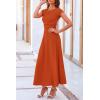 imagePRETTYGARDEN Two Piece Skirt Set for Women 2025 Summer Spring Dressy Casual Knit Travel Vacation Matching Lounge OutfitsOrange
