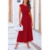 imagePRETTYGARDEN Two Piece Skirt Set for Women 2025 Summer Spring Dressy Casual Knit Travel Vacation Matching Lounge OutfitsRed