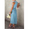 imagePRETTYGARDEN Womens 2025 Summer Satin Dress Elegant Sleeveless Mock Neck Cocktail Party Maxi DressesLight Blue