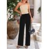 imagePRETTYGARDEN Womens Summer Outfits 2 Piece Sets Casual Ribbed Knit Crop Tube Top Wide Leg Pants Spring Matching Lounge SetApricot Black