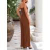 imagePRETTYGARDEN Womens Summer Outfits 2 Piece Sets Casual Ribbed Knit Crop Tube Top Wide Leg Pants Spring Matching Lounge SetBrown