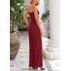 imagePRETTYGARDEN Womens Summer Outfits 2 Piece Sets Casual Ribbed Knit Crop Tube Top Wide Leg Pants Spring Matching Lounge SetWine Red