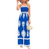 Royal Blue White Floral