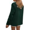 imagePRETTYGARDEN Blazers for Women Business Casual Outfits 2025 Fall Open Front Long Sleeve Suit Jackets Office Work ClothesDark Green