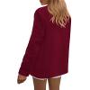 imagePRETTYGARDEN Blazers for Women Business Casual Outfits 2025 Fall Open Front Long Sleeve Suit Jackets Office Work ClothesWine Red