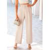 imagePRETTYGARDEN Wide Leg Pants for Women Trendy 2025 Fall High Waisted Business Casual Outfits Work Pant TrousersBeige