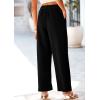 imagePRETTYGARDEN Wide Leg Pants for Women Trendy 2025 Fall High Waisted Business Casual Outfits Work Pant TrousersBlack
