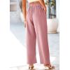 imagePRETTYGARDEN Wide Leg Pants for Women Trendy 2025 Fall High Waisted Business Casual Outfits Work Pant TrousersPink