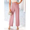 imagePRETTYGARDEN Wide Leg Pants for Women Trendy 2025 Fall High Waisted Business Casual Outfits Work Pant TrousersPink