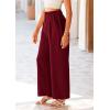 imagePRETTYGARDEN Wide Leg Pants for Women Trendy 2025 Fall High Waisted Business Casual Outfits Work Pant TrousersWine Red