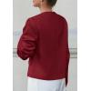 imagePRETTYGARDEN Women Blazers Business Casual Outfits 2025 Fall Fashion Long Sleeve Professional Office Work Suit Jacket ClothesWine Red