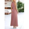 imagePRETTYGARDEN Womens 2 Piece Maxi Skirt Sets Casual Summer Knit Cropped Tank Top High Waisted Long Skirts OutfitDusty Pink