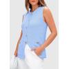 imagePRETTYGARDEN Womens 2025 Summer Sweater Vest Sleeveless Knit Cardigan Button Down Tank Tops Trendy Business Casual OutfitsLight Blue