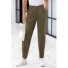imagePRETTYGARDEN Womens Dress Pants Business Casual 2025 Trendy High Waisted Ankle Length Dressy Trousers Slacks Work ClothesArmy Green
