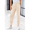 imagePRETTYGARDEN Womens Dress Pants Business Casual 2025 Trendy High Waisted Ankle Length Dressy Trousers Slacks Work ClothesBeige