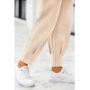 imagePRETTYGARDEN Womens Dress Pants Business Casual 2025 Trendy High Waisted Ankle Length Dressy Trousers Slacks Work ClothesBeige