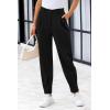 imagePRETTYGARDEN Womens Dress Pants Business Casual 2025 Trendy High Waisted Ankle Length Dressy Trousers Slacks Work ClothesBlack