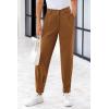 imagePRETTYGARDEN Womens Dress Pants Business Casual 2025 Trendy High Waisted Ankle Length Dressy Trousers Slacks Work ClothesBrown
