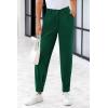 imagePRETTYGARDEN Womens Dress Pants Business Casual 2025 Trendy High Waisted Ankle Length Dressy Trousers Slacks Work ClothesDark Green