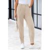 imagePRETTYGARDEN Womens Dress Pants Business Casual 2025 Trendy High Waisted Ankle Length Dressy Trousers Slacks Work ClothesLight Khaki