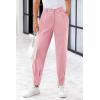 imagePRETTYGARDEN Womens Dress Pants Business Casual 2025 Trendy High Waisted Ankle Length Dressy Trousers Slacks Work ClothesPink