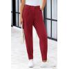 imagePRETTYGARDEN Womens Dress Pants Business Casual 2025 Trendy High Waisted Ankle Length Dressy Trousers Slacks Work ClothesWine Red