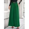 imagePRETTYGARDEN Womens Fall Wide Leg Trousers 2025 High Elastic Waist Loose Pleated Long Flowy Palazzo Work Pants with PocketsGreen