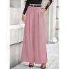 imagePRETTYGARDEN Womens Fall Wide Leg Trousers 2025 High Elastic Waist Loose Pleated Long Flowy Palazzo Work Pants with PocketsPink