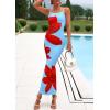 imagePRETTYGARDEN Womens Floral Maxi Dress Summer 2025 Sexy Spaghetti Strap Slip Bodycon Mesh Beach Vacation DressesLight Blue