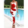 imagePRETTYGARDEN Womens Floral Maxi Dress Summer 2025 Sexy Spaghetti Strap Slip Bodycon Mesh Beach Vacation DressesWhite