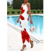 imagePRETTYGARDEN Womens Floral Maxi Dress Summer 2025 Sexy Spaghetti Strap Slip Bodycon Mesh Beach Vacation DressesWhite