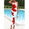 imagePRETTYGARDEN Womens Floral Maxi Dress Summer 2025 Sexy Spaghetti Strap Slip Bodycon Mesh Beach Vacation DressesWhite