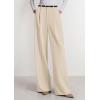 imagePRETTYGARDEN Womens Wide Leg Dress Pants 2025 Business Casual Flowy Work Palazzo Pants High Waisted Slacks TrousersBeige