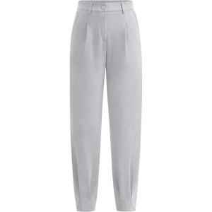 imagePRETTYGARDEN Womens Dress Pants Business Casual 2025 Trendy High Waisted Ankle Length Dressy Trousers Slacks Work ClothesGrey