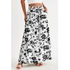 imagePRETTYGARDEN Womens 2025 Summer Wide Leg Palazzo Pants High Waisted Flowy Pockets Trendy Casual Lounge Boho Beach TrousersPrint Black