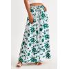 imagePRETTYGARDEN Womens 2025 Summer Wide Leg Palazzo Pants High Waisted Flowy Pockets Trendy Casual Lounge Boho Beach TrousersPrint Green